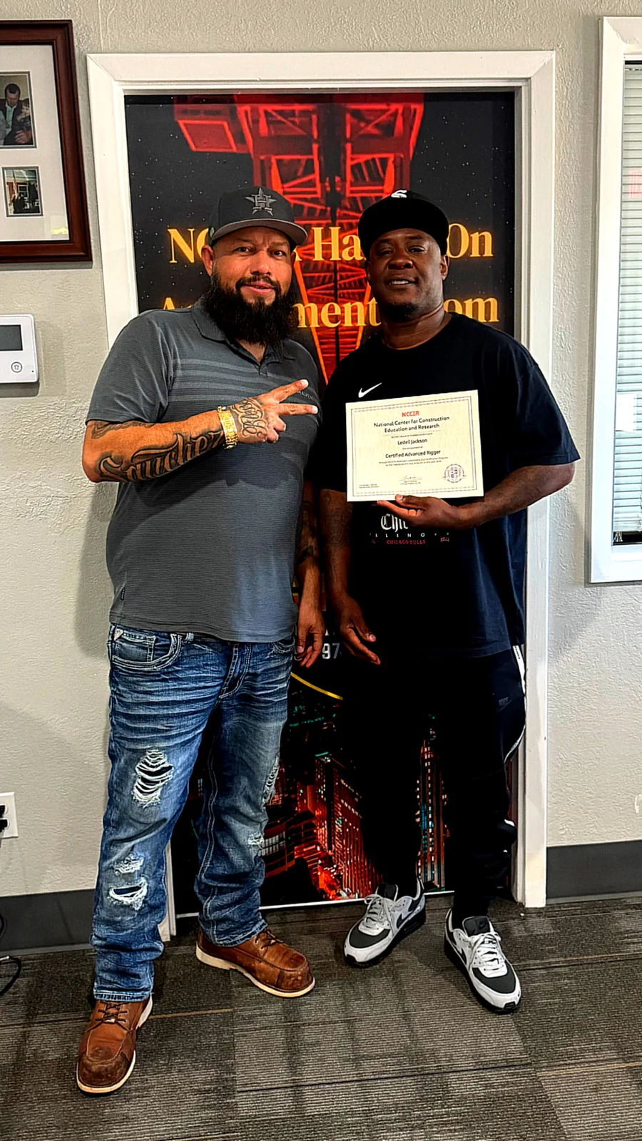 Rig Right Texas NCCER Advanced Rigger graduate