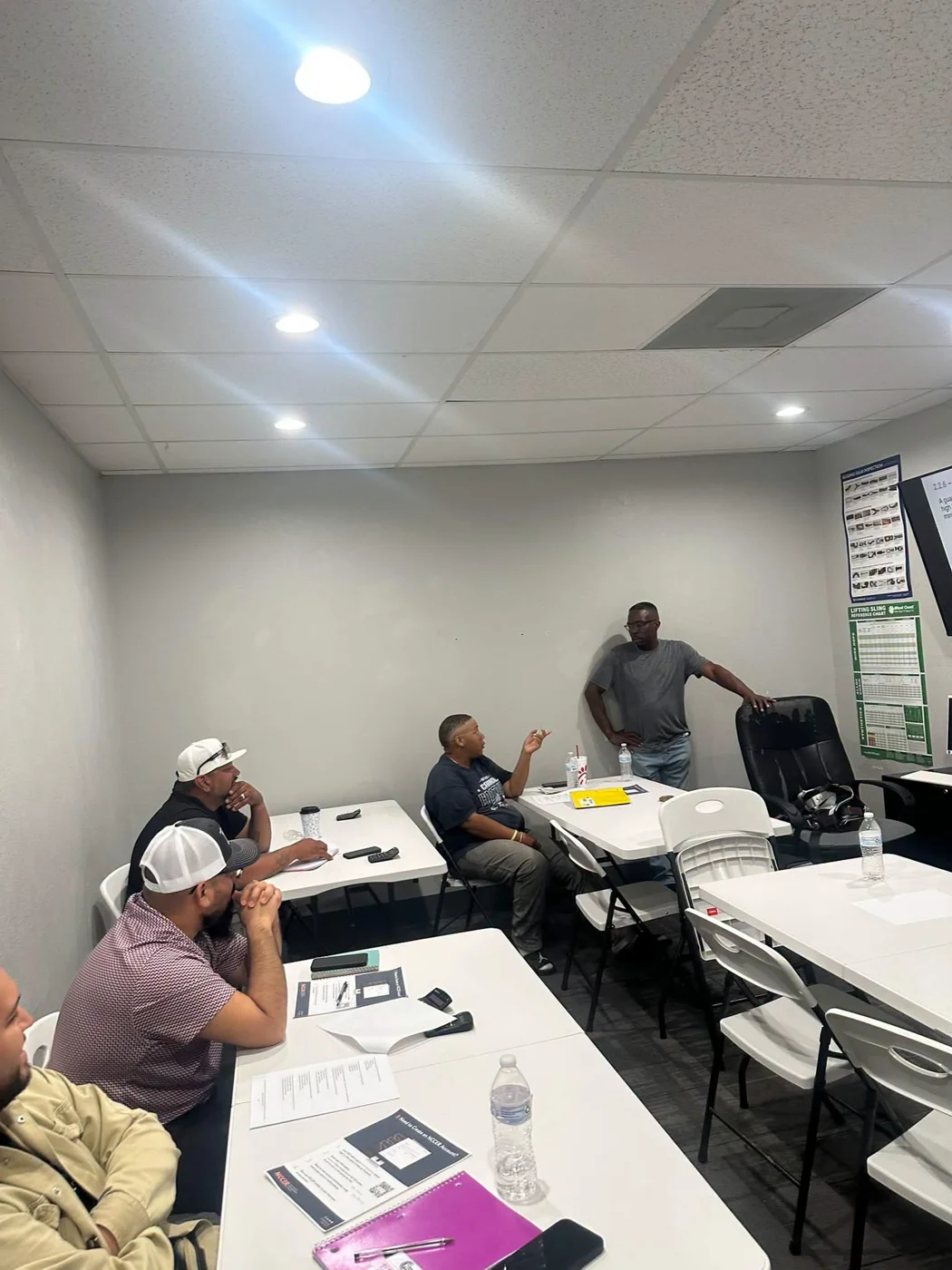 Students learning in the Rig Right Texas classroom