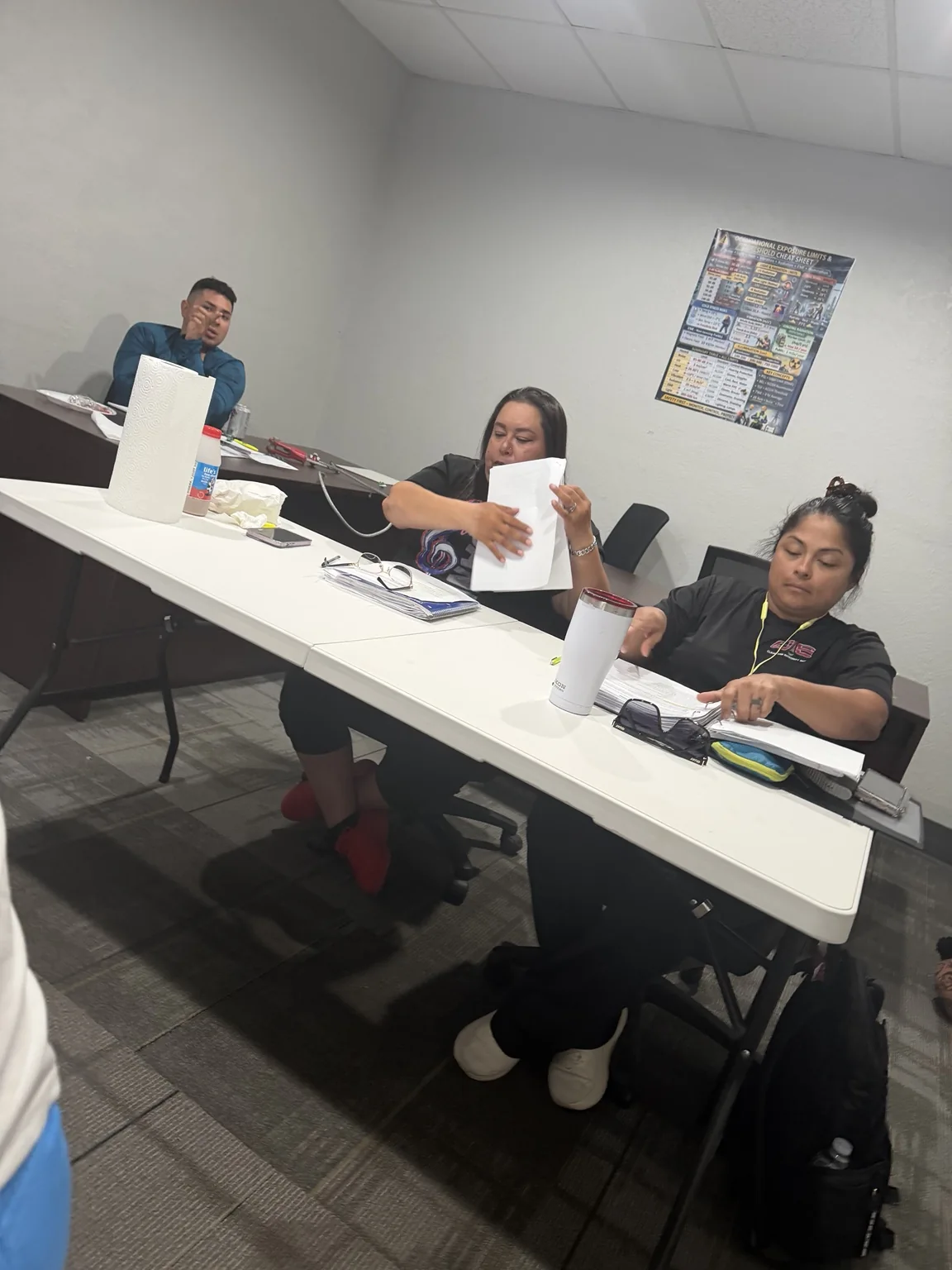 Students participating in Rig Right Texas safety training