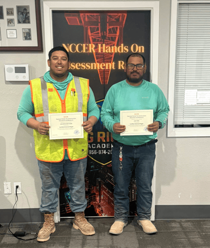 Employee safety training at Rig Right Texas Portland location